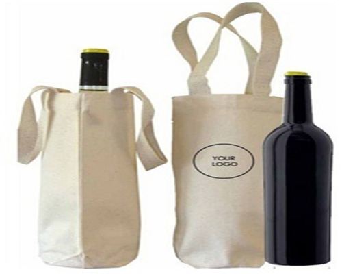 Canvas Wine Tote Bag
