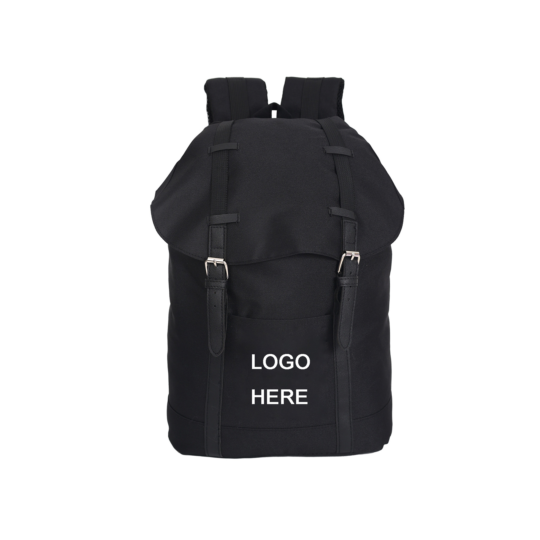 DRCT1396 // Flap Drawstring Backpack